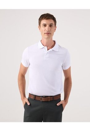 Polo Para Hombre Cuello Tejido Sin Bolsillo Color Blanco Marca Patprimo #44112760