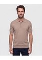Polo Tejida Unicolor  Para Hombre Crudo Patprimo de Patprimo
