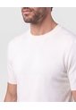 Camiseta Tejida Unicolor  Para Hombre Crema Patprimo de Patprimo