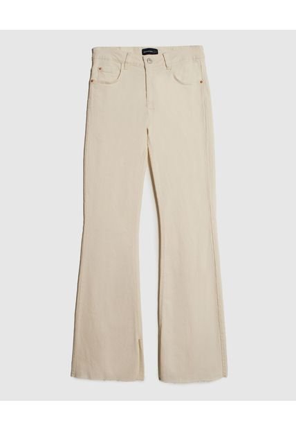 Jean Para Mujer Flare Color Beige Marca Patprimo #30160435