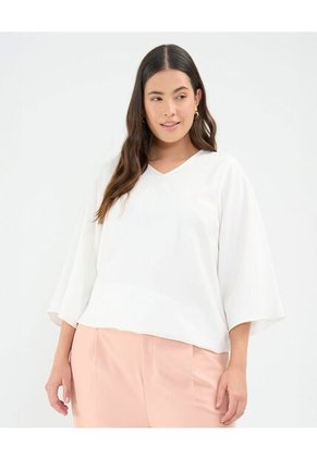 Blusa Para Mujer Manga 3/4 Color Crema Marca Patprimo #14121380