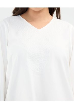 Blusa Para Mujer Manga 3/4 Color Crema Marca Patprimo #14121380