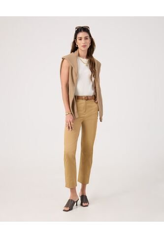 Pantalón Para Mujer Chino Color Amarillo Marca Patprimo #30072052 Patprimo