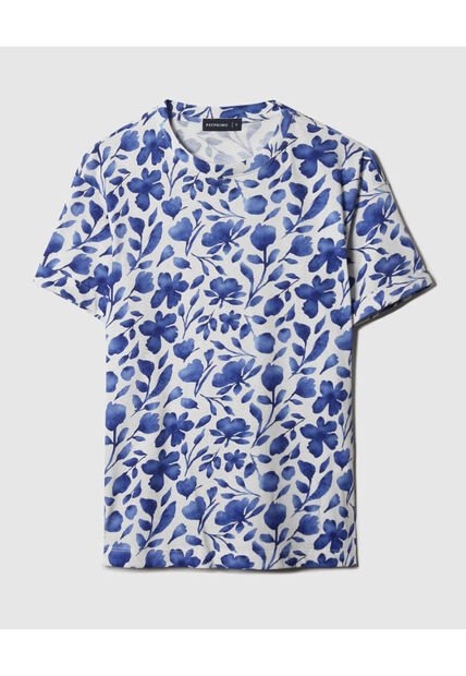 Camiseta Para Mujer Manga Corta Cuello Redondo Color Azul  Marca Patprimo #30093671