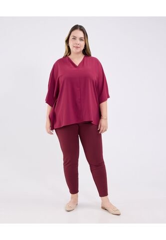 Leggins Para Mujer Largo Color Vino Marca Patprimo #14230314 Patprimo