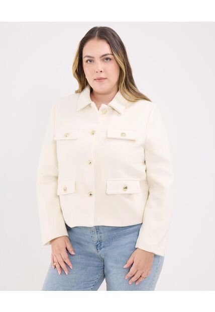 Chaqueta Para Mujer Desestructurada Color Crema Marca Patprimo #14080143