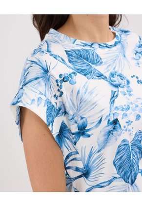 Camiseta Para Mujer Manga Sisa Color Blanco Marca Patprimo #30093607