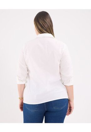 Camisa Para Mujer Manga Larga Color Crema Marca Patprimo #14010197