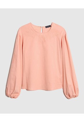 Blusa Para Mujer Manga Larga Color Rosa Marca Patprimo #30123440
