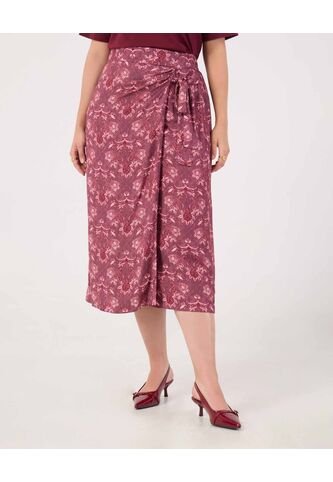 Falda Para Mujer Largo Color Vino Marca Patprimo #14140063 Patprimo