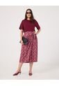 Falda Para Mujer Largo Color Vino Marca Patprimo #14140063 de Patprimo