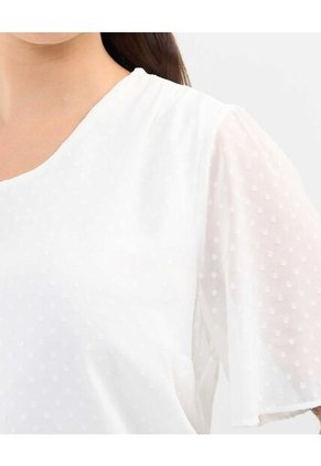 Blusa Para Mujer Manga Corta Color Blanco Marca Patprimo #14121373