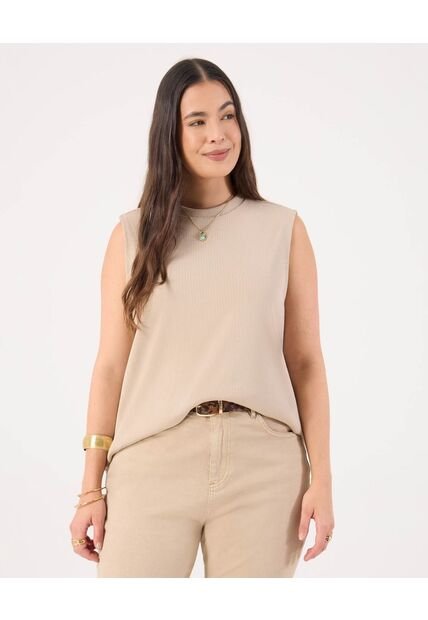 Camiseta Para Mujer Manga Sisa Cuello Tortuga Color Café Marca Patprimo #14091445