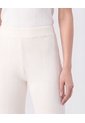 Pantalón De Caída Fluida Mujer  Para Mujer Crema Patprimo de Patprimo