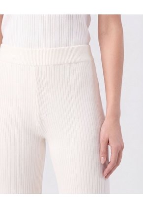 Pantalón De Caída Fluida Mujer  Para Mujer Crema Patprimo