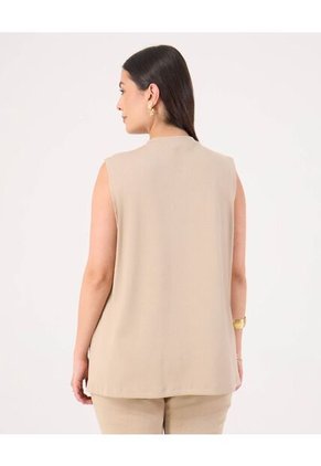 Camiseta Para Mujer Manga Sisa Cuello Tortuga Color Café Marca Patprimo #14091445