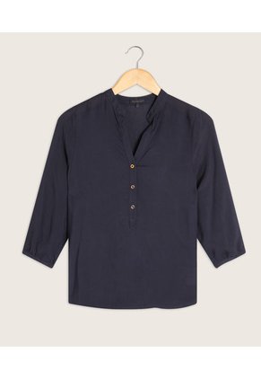 Blusa Para Mujer Manga 3/4 Color Azul  Marca Patprimo #30122625