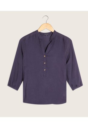 Blusa Para Mujer Manga 3/4 Color Azul  Marca Patprimo #30122625