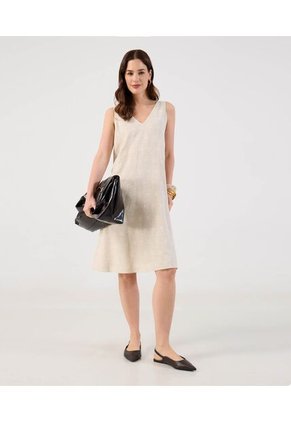 Vestido Para Mujer M/Sisa Corto Color Beige Marca Patprimo #30171075