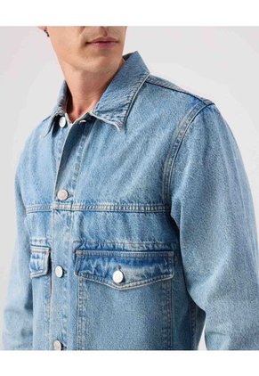 Chaqueta Para Hombre Trucker Color Azul Marca Patprimo #44080337