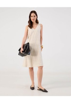 Vestido Para Mujer M/Sisa Corto Color Beige Marca Patprimo #30171075