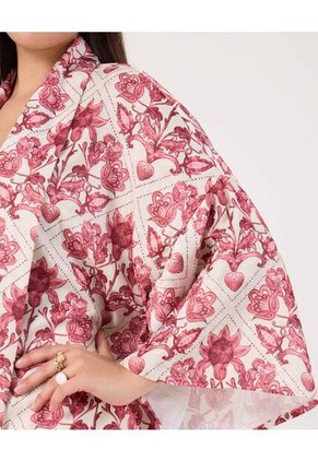 Chaqueta Para Mujer Kimono Color Rosa Marca Patprimo #14080146