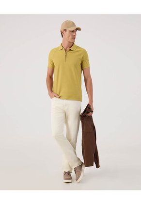 Polo Para Hombre Cuello Tejido Sin Bolsillo Color Verde Marca Patprimo #44112780