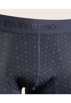 Boxer X1 Para Hombre Fleat Seamer Medio Color Azul Marca Patprimo #44000412