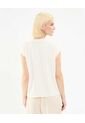 Camiseta Para Mujer Manga Corta Cuello Redondo Color Crema Marca Patprimo #30093590 de Patprimo