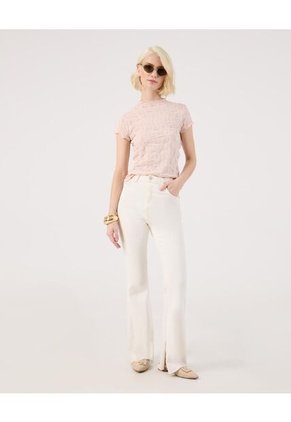 Camiseta Para Mujer Manga Corta Cuello Redondo Color Rosa Marca Patprimo #30093824