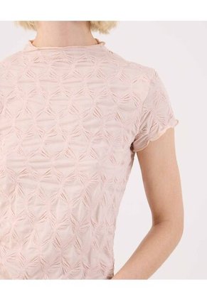 Camiseta Para Mujer Manga Corta Cuello Redondo Color Rosa Marca Patprimo #30093824