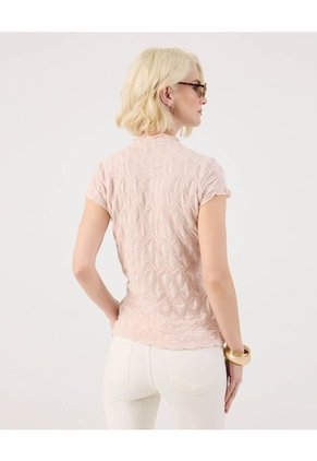 Camiseta Para Mujer Manga Corta Cuello Redondo Color Rosa Marca Patprimo #30093824