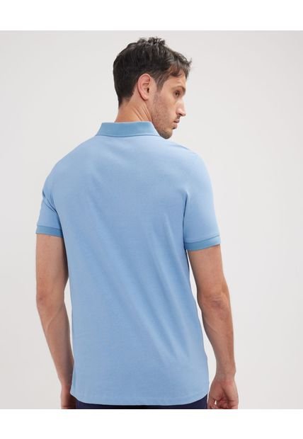 Polo Para Hombre Cuello Tejido Con Bolsillo Color Azul Claro Marca Patprimo #44112631