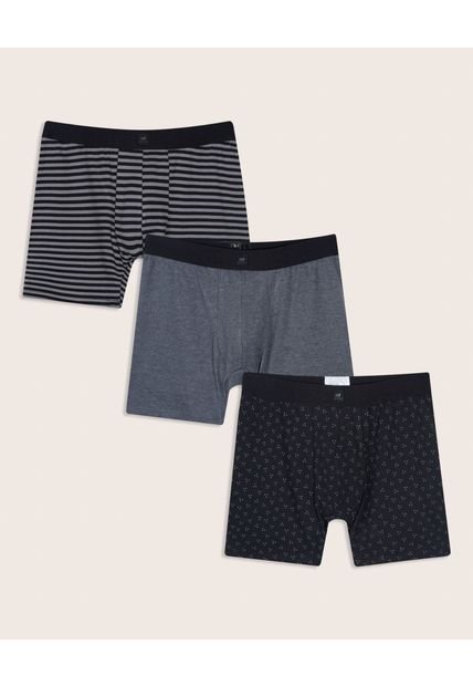 Boxer X3 Para Hombre Fleat Seamer Medio Color Surtido Marca Patprimo #44130003