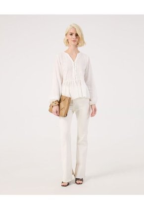 Blusa Para Mujer Manga Larga Color Blanco Marca Patprimo #30123582