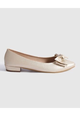 Baletas Para Mujer  Color Dorado Marca Patprimo #30660035 Patprimo