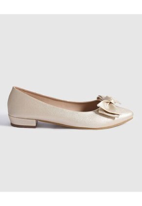 Baletas Para Mujer Color Dorado Marca Patprimo #30660035