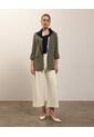 Blazer Unicolor Con Charreteras  Para Mujer Verde Patprimo de Patprimo