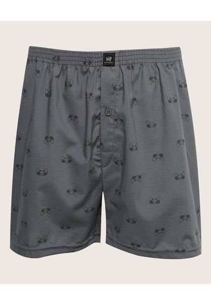 Boxer Para Niño Bragueta Color Gris  Marca Patprimo #63000046