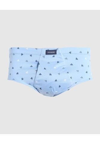 Boxer X1 Para Hombre Clasico Color Azul Marca Patprimo #10044-H0 Patprimo