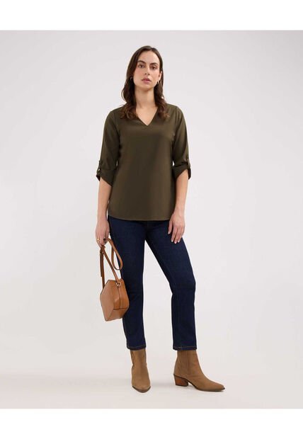 Blusa Para Mujer Manga 3/4 Color Negro Marca Patprimo #30123388