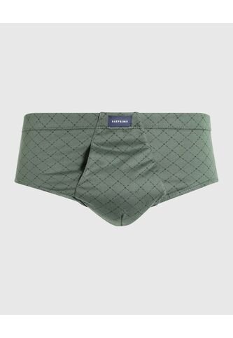 Boxer X1 Para Hombre Clasico Color Verde Marca Patprimo #10044-H0 Patprimo