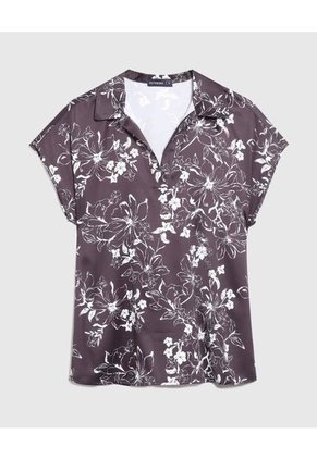 Blusa  Para Mujer Manga Corta Color Negro Marca Patprimo #30123627