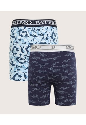 Boxer Para Niño Filete Color Azul Oscuro Marca Patprimo #66000098