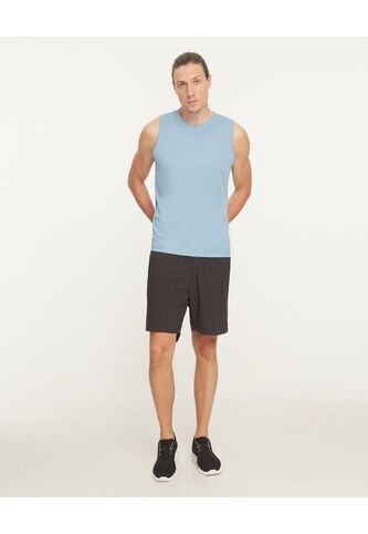 Camiseta Camiseta Ms Unicolor Con Espalda Texturizada  Para Hombre Azul Patprimo Patprimo