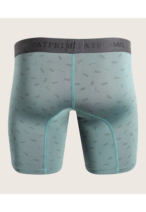 Boxer X1 Para Hombre Fleat Seamer Medio Color Verde Marca Patprimo #44000412