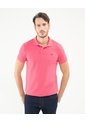 Polo Tejida Básica  Para Hombre Rosa Patprimo de Patprimo