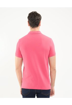 Polo Tejida Básica Para Hombre Rosa Patprimo