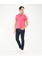 Polo Tejida Básica  Para Hombre Rosa Patprimo de Patprimo