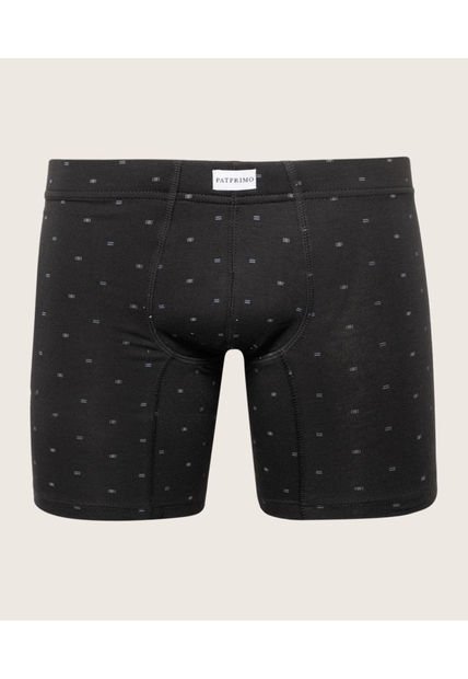 Boxer Para Hombre Filete Medio Color Negro Marca Patprimo #44000431
